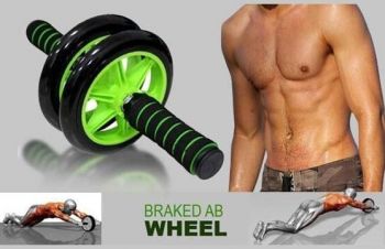 Гимнастическое спортивное фитнес колесо Double wheel Abs health abdomen round | Тренажео, Кривой Рог