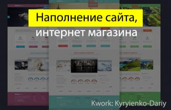 Помогу наполнить ваш Сайт/интернет Магазин, Одесса