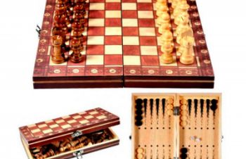 Настольная игра Voltronic Chess Checkers Backgammon 3 в 1 (шахматы, шашки, нарды) подарки, Киев