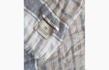 Брендовый льняной шарф scotch&amp;soda, нидерланды, 200х80, Полтава