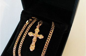 Комплект JESUS, браслет, цепочка и крестик. Подарки, Киев