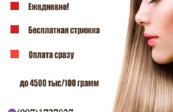 Покупаем волосы в Харькове в день обращения, без пересылки