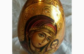 Икона Божьей Матери Казанская пасхальное яйцо, Буча