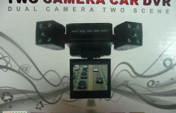 Автомобільний відеореєстратор з двома камерами Two camera car DVR 055, Киев