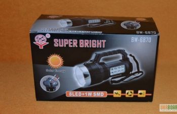 Туристичний світлодіодний ліхтар Super Bright BW-6870, Киев