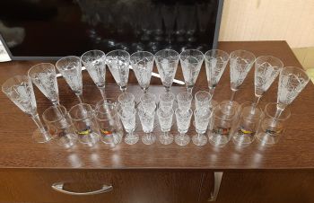 Фужеры, стаканы, рюмки (хрусталь, стекло, винтаж) Германия, Киев