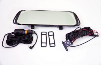 DVR L1015 Full HD Зеркало с видео регистратором с камерой заднего вида. 7&raquo; Сенсорный экран, Винница