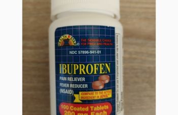 Обезболивающее ибупрофен, ibuprofen 200 мг США, Тернополь