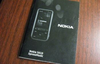 Инструкция к телефону Nokia 5610, Львов