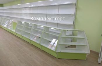 Новые торговые витрины прилавки кассовое место универсальные доставка по Украине, Полтава