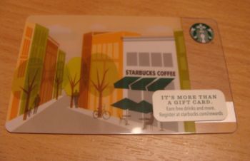 Подарочная карта сети кафе Starbucks, Львов