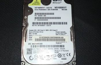 Жесткий диск WD 160GB 2.5, Киев