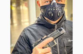 Защитная маска респиратор Respro для тира. Защита от пороховых газов и свинца, Киев