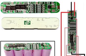 BMS 5S 15-25А, 21V Контроллер заряда разряда, плата защиты Li-Ion аккумулятора, Киев