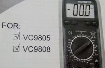 Цифровой индуктивный мультиметр VC9805, Киев