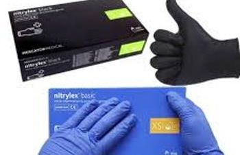 Перчатки нитриловые Mercator Medical Nitrylex basic 20 шт.-120гр, Киев