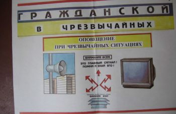 Плакаты &laquo;Действия в чрезвычайных ситуациях&raquo;, Харьков