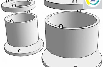 Железобетонные кольца для сливных ям и колодцев, ЖБ кольца, Новомосковск