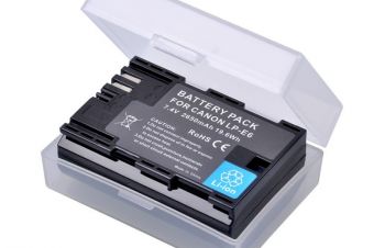 Аккумулятор Canon LP-E6 ёмкость 2650mAh в защитном пластиковом боксе, Днепр