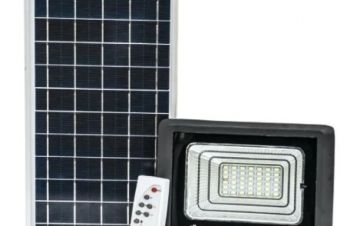 LED светильник 25W с солнечной панелью 12W, аккумулятор 5500mAh, пульт ДУ, Днепр