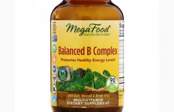MegaFood комплекс витаминов группы В, витамин В, Мегафудс Balanced B complex 90 шт, Днепр
