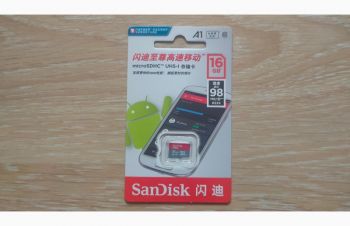 Карта памяти Флешка microSD SanDisk 16 GB, Борисполь