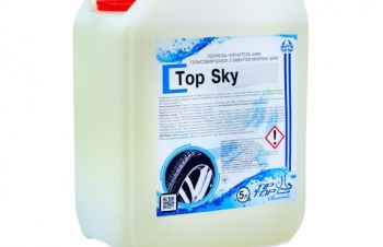 Полироль-чернитель с эффектом мокрых шин &laquo;Top Sky&raquo; 5 л, Кропивницкий