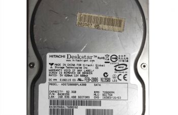 HDD 3.5 Hitachi 80Gb HDS728080PLA380 + бесплатная доставка. Киев