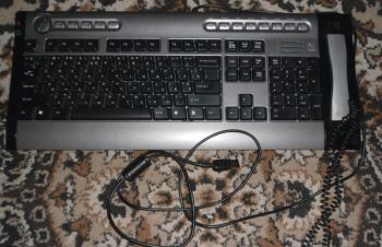 Клавиатура A4Tech KIPS-800 VoIP Silver/Black USB, Харьков