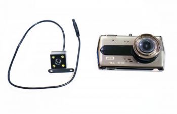Регистратор DVR SD450 4&raquo; Full HD с выносной камерой заднего вида, Киев