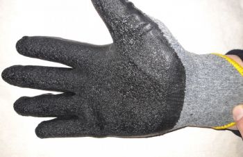 Продам рукавиці захистні трикотажні сірі з латексним покриттям, Белая Церковь