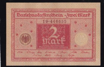 2 марки 1920г. 19-446655. Германия. Отличная в коллекцию, Бровары