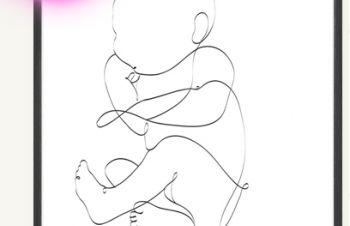 Персональный постер о рождении ребенка, Киев