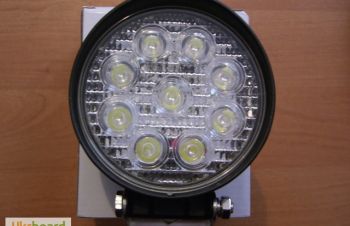 Дополнительные светодиодные фары LED 1205-27W дальний, Харьков