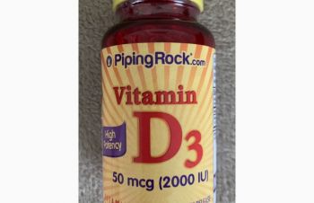 Витамин D3, 50 mcg, 2000 IU, 250 капсул США, Тернополь