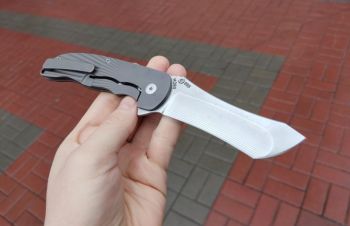 Складаний ніж преміальна репліка від Hilberg Knives на Grimsmo Knives Norseman. m390, Киев