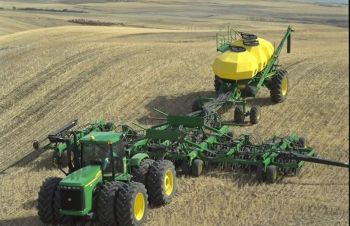 Посевной комплекс JOHN DEERE 1895+1910 340 буш. 2008г, Херсон