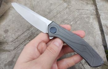 Складаний ніж Green Thorn Kami Flipper, репліка, сталь K110 титановий сплав, Киев