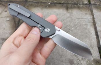 Складаний ніж Kizer Guru, S35vn, титановий сплав, Киев