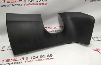 Накладка декоративная под руль PVC BLACK Tesla model X S REST 1002405-15-G, Киев