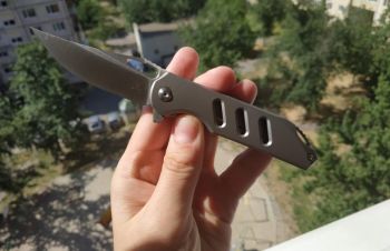 Складной нож Kizer Assassin, S35VN титан, Киев