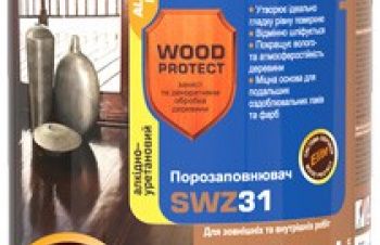 Порозаполнитель SWZ-31 алкидно-уретановый &laquo;WOOD PROTECT Elite&raquo;, Запорожье