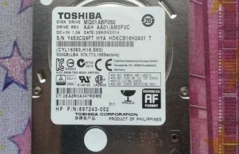 Жесткий диск Toshiba 500GB (Слим), Киев