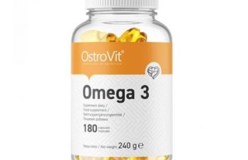 Витамины Жирные кислоты Omega 3 OstroVit 180 капс Рыбий жир Omega 3 OstroVit Полиненасыщен, Киев