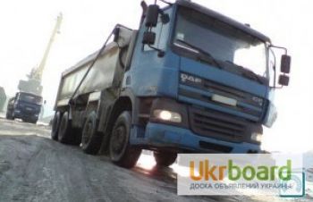 Перевозка груза DAF85CF340 (самоскид) 30 тонн, Киевская обл.