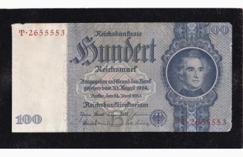 100 марок 1935г. Т-2655553. Германия, Бровары