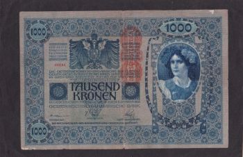 1000 крон 1902г. (48044) 1-выпуск. DEUTSCHOSTERREICH. Австро &mdash; Венгрия, Бровары