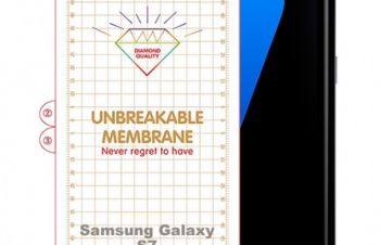 Защитная Пленка Samsung Galaxy S7 Edge Противоударная Края Скругленные Захисна плівка, Львов