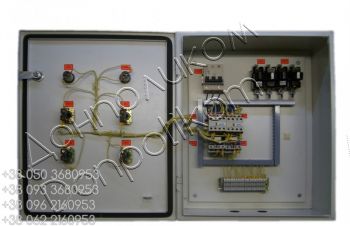 РУСМ5116 нереверсивный двухфидерный ящик управления асинхронными электродвигателями, Самбор