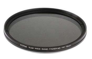 72mm светофильтр нейтрально-серый с переменной плотностью Fotga Slim Fader ND2-400, Днепр